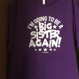 Big sister again 6-8 tshirt